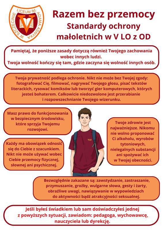 Standardy ochrony małoletnich plakat